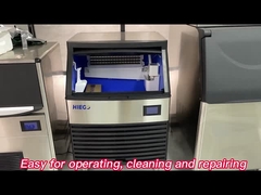 HIEGO বাণিজ্যিক বরফ নির্মাতারা ন্যানো নীল আলো দিয়ে এয়ার কুলিং স্কয়ার বরফ তৈরির মেশিন