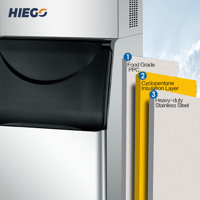 220V 200KG প্রতি দিন শিল্পের জন্য স্বয়ংক্রিয় বরফ মেশিন কিউব আইস মেকার
